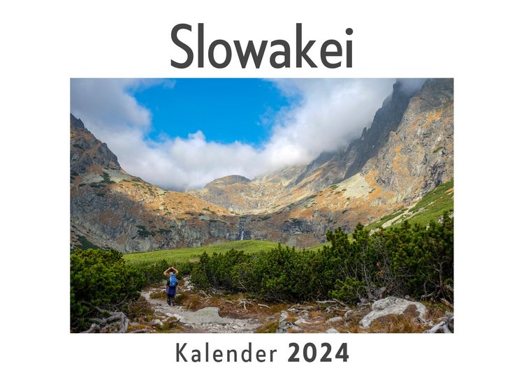 Produktbild: Slowakei (Wandkalender 2024, Kalender DIN A4 quer, Monatskalender im Querformat mit Kalendarium, Das perfekte Geschenk)