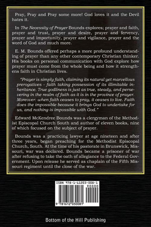 Produktbild: The Necessity of Prayer