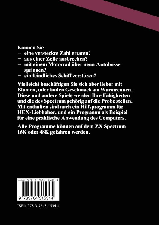 Produktbild: Spiele mit dem ZX Spectrum