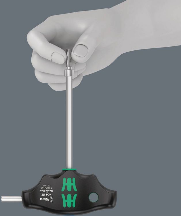 Produktbild: Wera 454 Imperial HF Innen-Sechskantschraubendreher Schl&uuml;sselweite (Zoll): 5/32 Zoll Klingenl&auml;nge: 150 mm