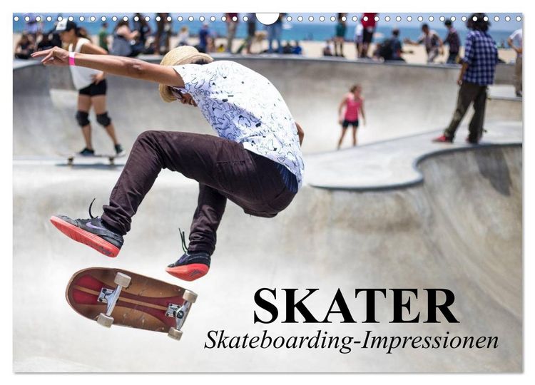 Produktbild: Skater. Skateboarding-Impressionen (Wandkalender 2026 DIN A3 quer), CALVENDO Monatskalender