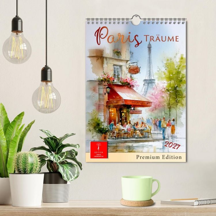 Produktbild: Paris Tr&auml;ume (Wandkalender 2027 DIN A4 hoch), CALVENDO Monatskalender
