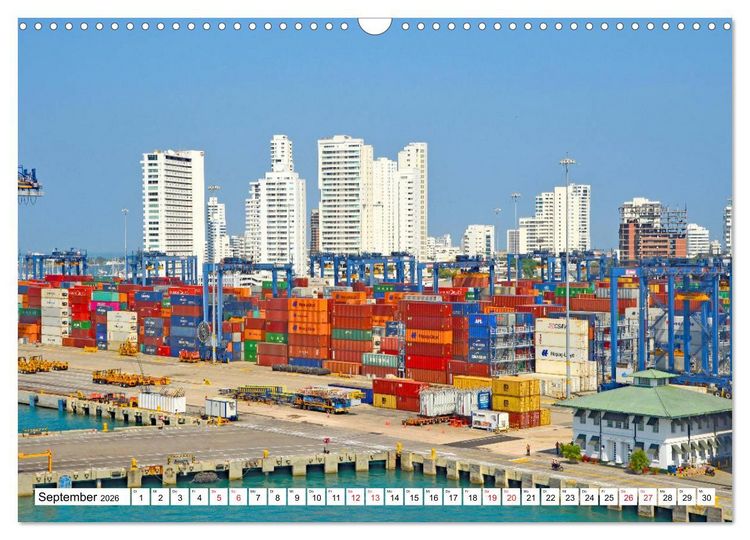 Produktbild: Traumziele Mittelamerikas - Costa Rica, Panama und Kolumbien (Wandkalender 2026 DIN A3 quer), CALVENDO Monatskalender