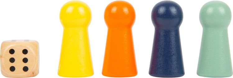 Produktbild: small foot 11783 - Ludo XL, W&uuml;rfelspiel, Holz