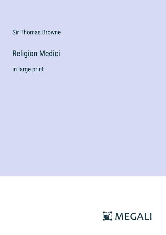 Produktbild: Religion Medici