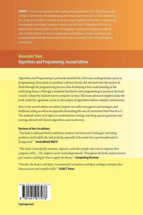Produktbild: Algorithms and Programming