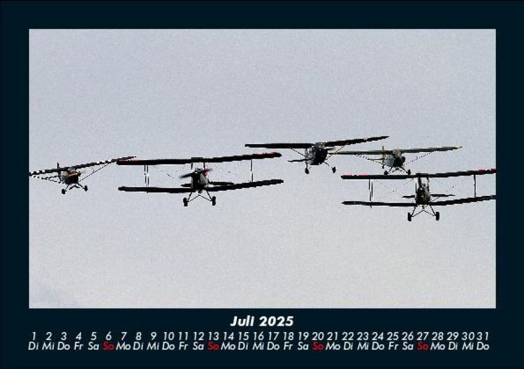 Produktbild: Flugzeuge 2025 Fotokalender DIN A5