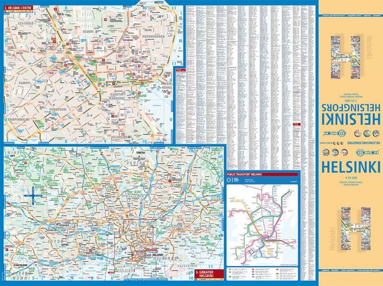 Produktbild: Helsinki 1:15 000