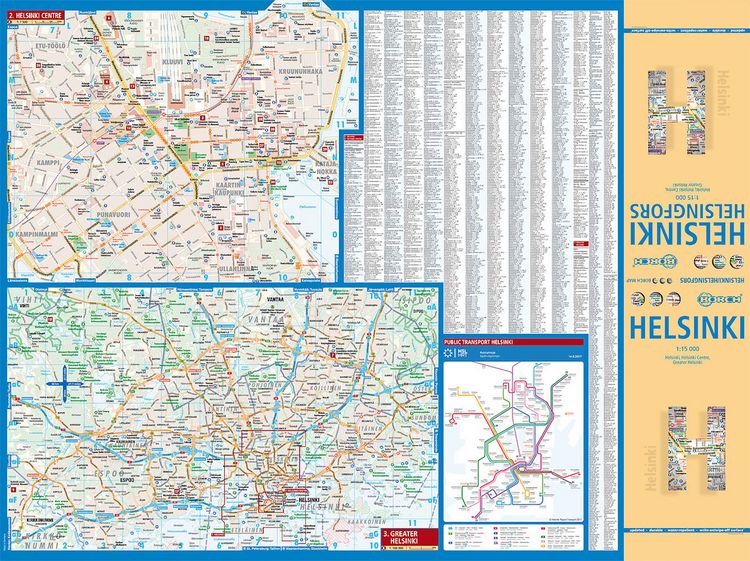 Produktbild: Helsinki, Borch Map