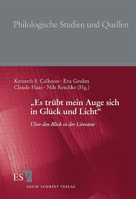 Produktbild: "Es tr&uuml;bt mein Auge sich in Gl&uuml;ck und Licht"
