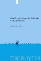 Produktbild: Adverbs and Adverbial Adjuncts at the Interfaces