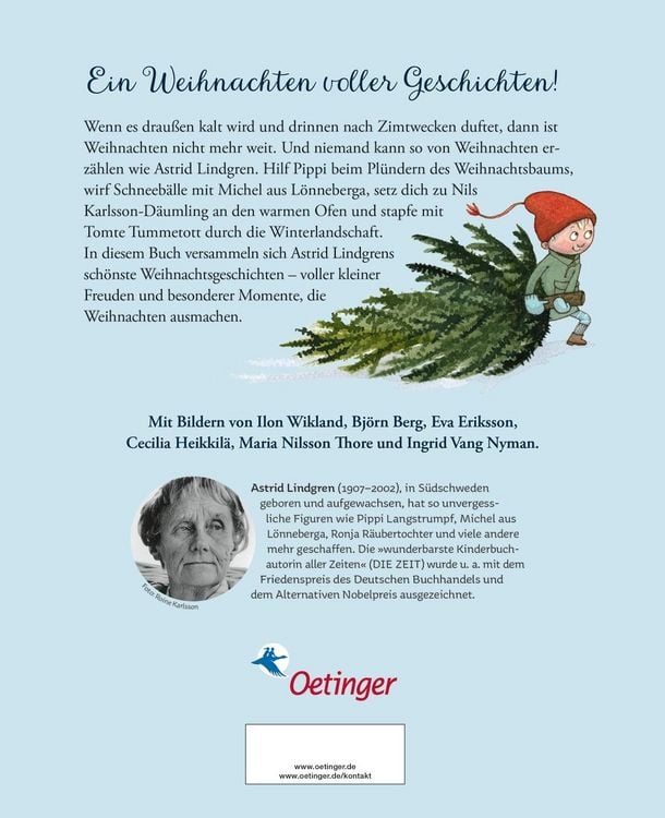 Produktbild: Das kunterbunte Astrid Lindgren Weihnachtsbuch