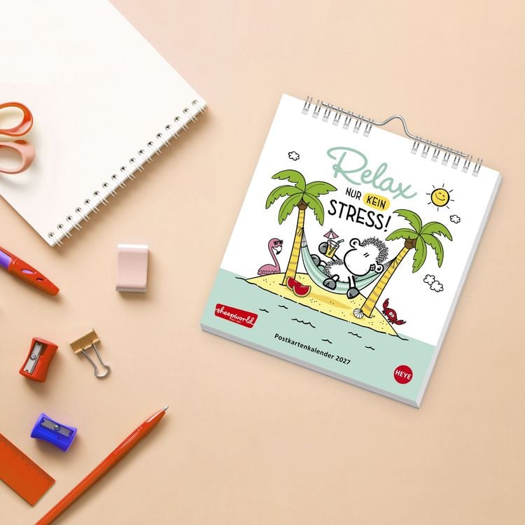 Produktbild: sheepworld Postkartenkalender 2027