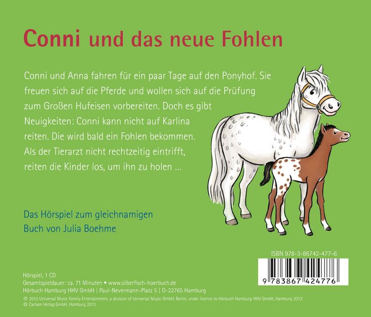 Produktbild: Conni und das neue Fohlen