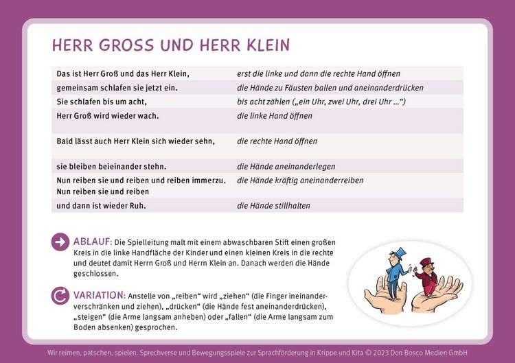 Produktbild: Wir reimen, patschen, spielen