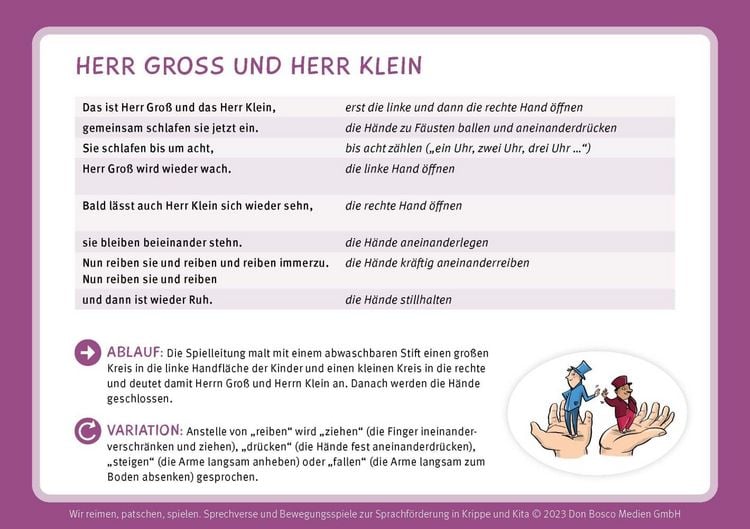 Produktbild: Wir reimen, patschen, spielen