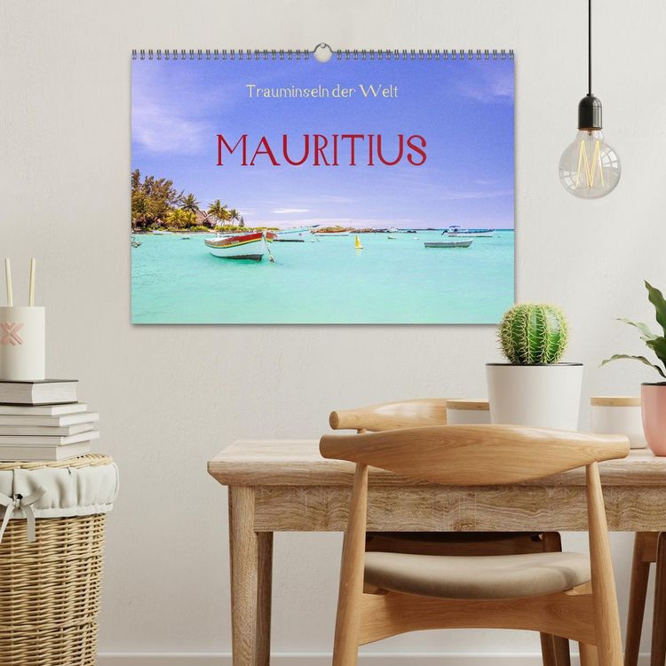 Produktbild: Trauminseln der Welt - Mauritius (Wandkalender 2026 DIN A3 quer), CALVENDO Monatskalender