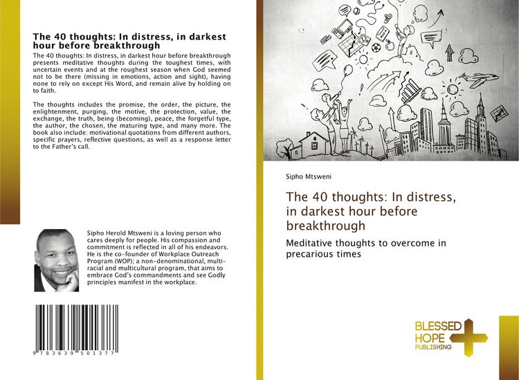 Produktbild: The 40 thoughts: In distress, in darkest hour before breakthrough