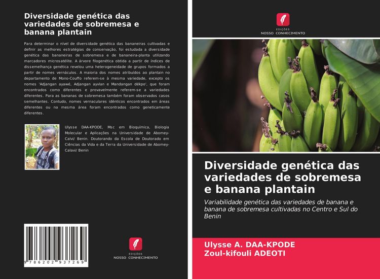 Produktbild: Diversidade gen&eacute;tica das variedades de sobremesa e banana plantain