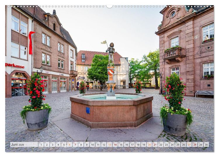 Produktbild: Ettlingen Impressionen (Wandkalender 2026 DIN A2 quer), CALVENDO Monatskalender