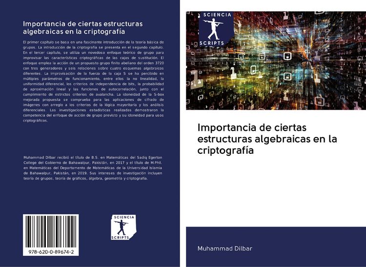 Produktbild: Importancia de ciertas estructuras algebraicas en la criptograf&iacute;a
