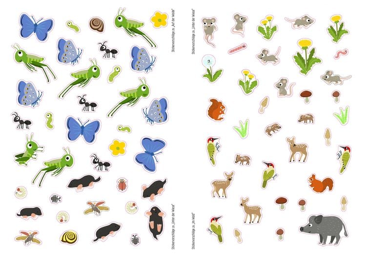 Produktbild: Kunterbunter Stickerspa&szlig; - Farben lernen mit Tieren