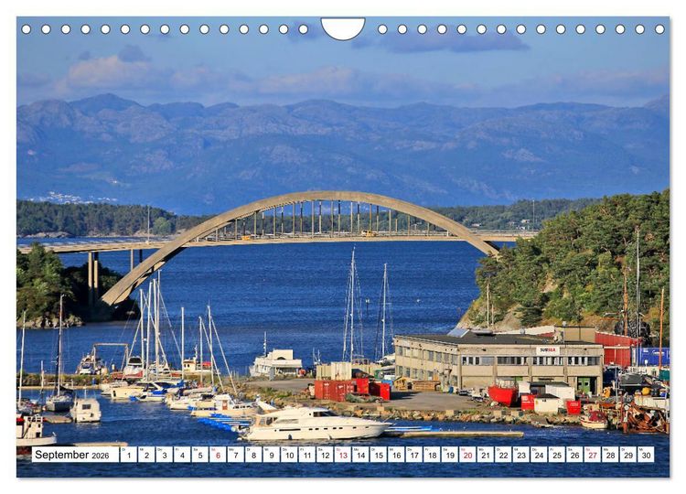 Produktbild: Sommer in Stavanger vom Frankfurter Taxifahrer Petrus Bodenstaff (Wandkalender 2026 DIN A4 quer), CALVENDO Monatskalender