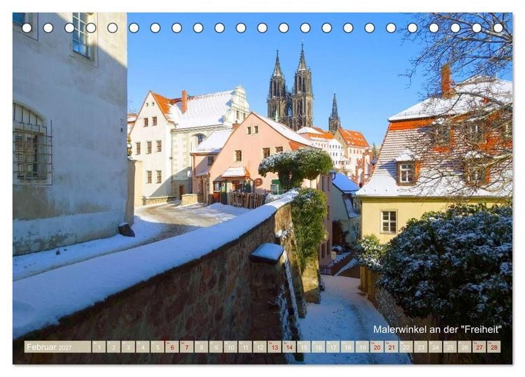 Produktbild: Mei&szlig;en - ein besonderes Erlebnis. Highlights der &auml;ltesten Stadt Sachsens (Tischkalender 2027 DIN A5 quer), CALVENDO Monatskalender