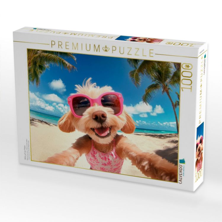Produktbild: CALVENDO Puzzle Aloha auf vier Pfoten | 1000 Teile Lege-Gr&ouml;&szlig;e 64x48cm Foto-Puzzle f&uuml;r gl&uuml;ckliche Stunden