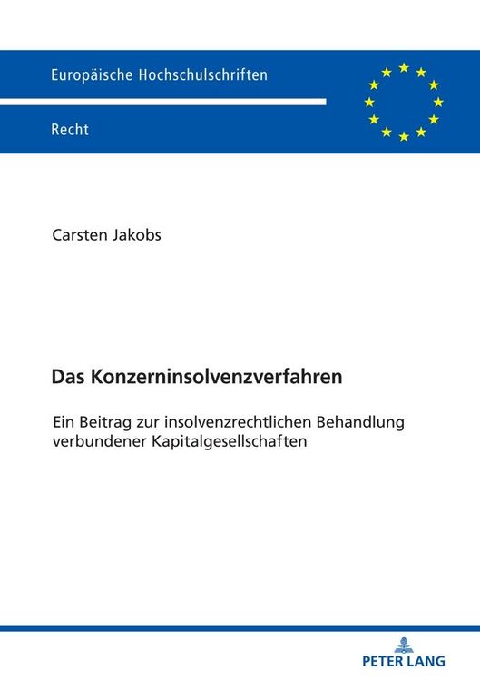 Produktbild: Das Konzerninsolvenzverfahren