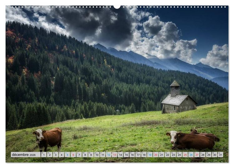 Produktbild: Un automne en Haute-Savoie (Calendrier mural 2026 DIN A2 vertical) calendrier de bureau