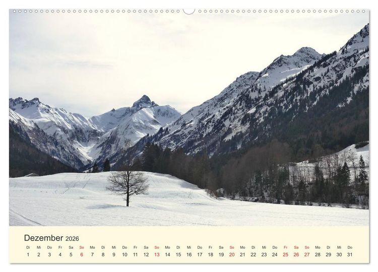 Produktbild: Wandergl&uuml;ck im Allg&auml;u (Wandkalender 2026 DIN A2 quer), CALVENDO Monatskalender