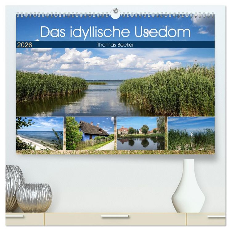 Produktbild: Das idyllische Usedom (hochwertiger Premium Wandkalender 2026 DIN A2 quer), Kunstdruck in Hochglanz