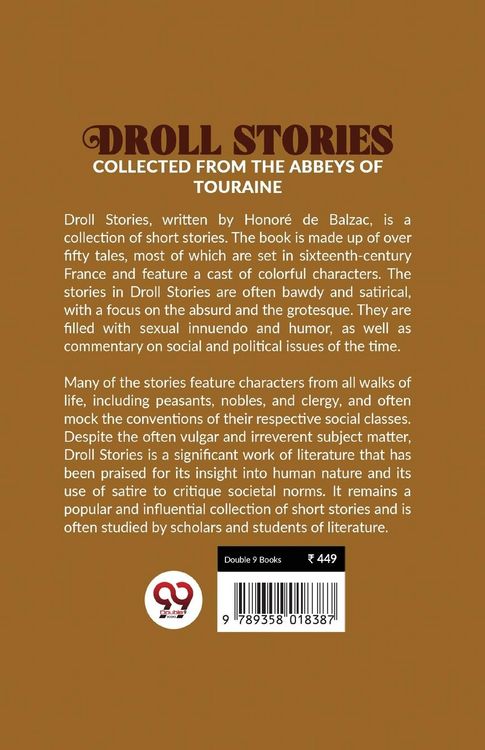 Produktbild: Droll Stories Collected From The Abbeys Of Touraine