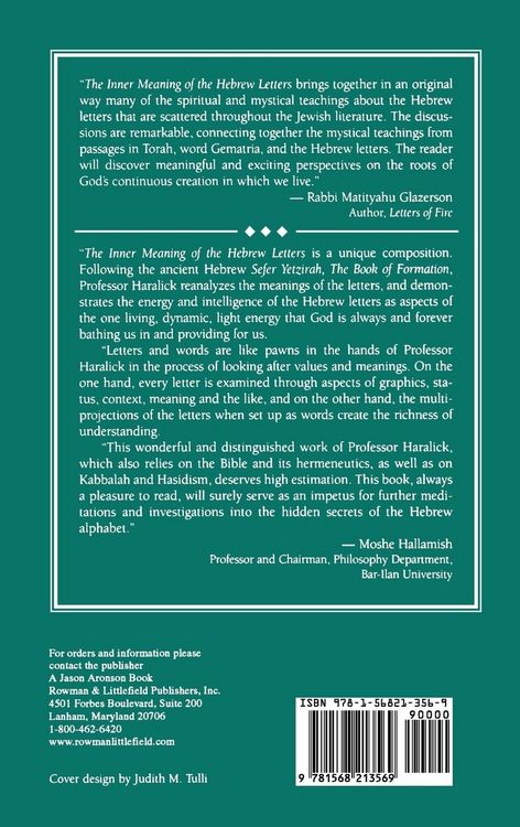 Produktbild: Inner Meaning of the Hebrew Letters