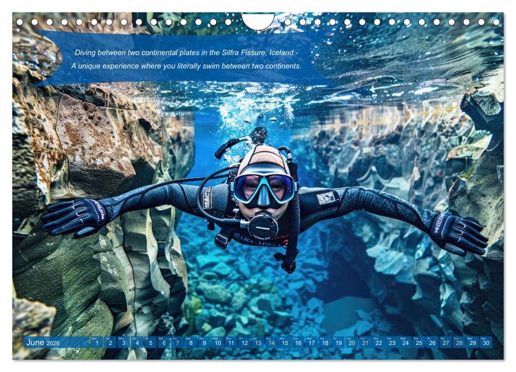 Produktbild: Crazy ideas for adventure enthusiasts (Wall Calendar 2026 DIN A4 landscape), CALVENDO 12 Month Wall Calendar