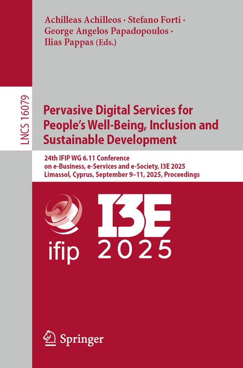 Produktbild: Pervasive Digital Services for People&rsquo;s Well-Being, Inclusion and Sustainable Development