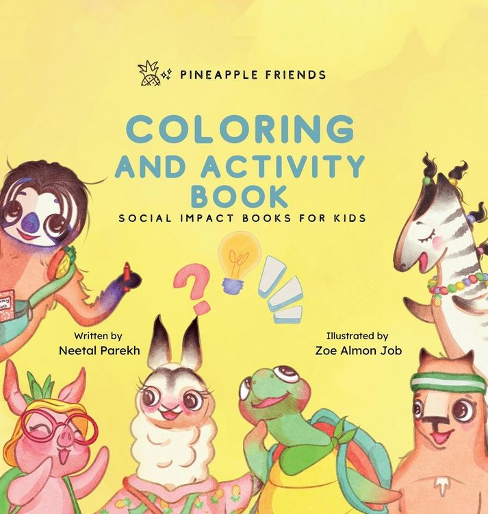 Produktbild: Pineapple Friends Coloring and Activity Book