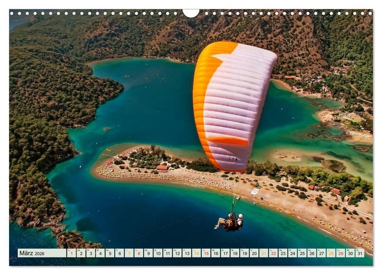 Produktbild: Freiheit und Abenteuer - Paragliding (Wandkalender 2026 DIN A3 quer), CALVENDO Monatskalender