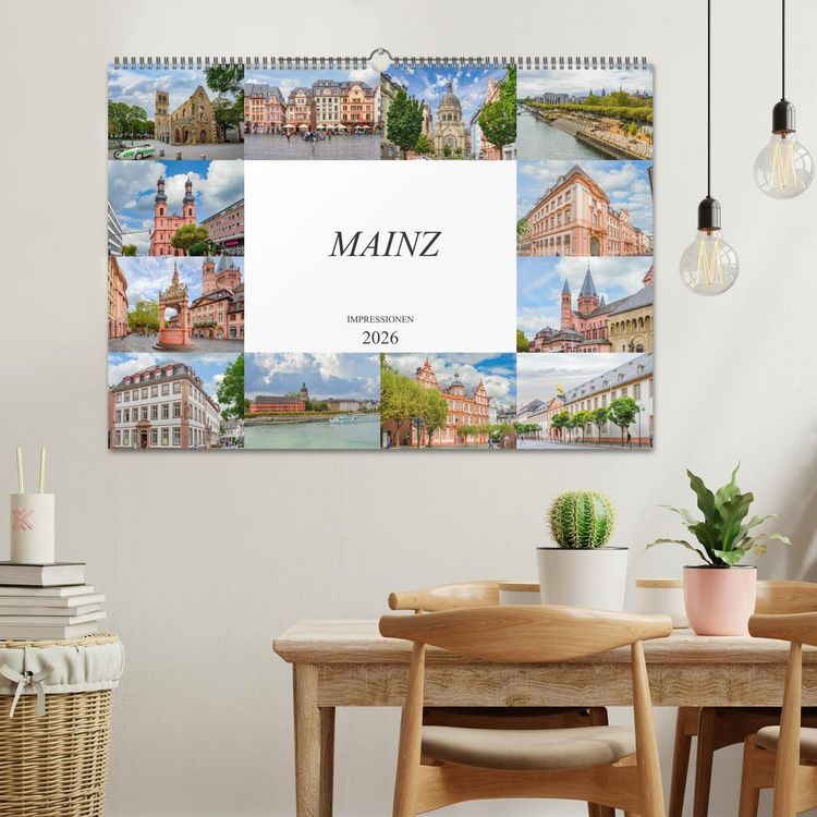 Produktbild: Mainz Impressionen (Wandkalender 2026 DIN A2 quer), CALVENDO Monatskalender