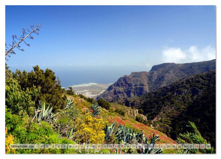 Produktbild: Teneriffa - Insel der Gl&uuml;ckseligen (hochwertiger Premium Wandkalender 2026 DIN A2 quer), Kunstdruck in Hochglanz