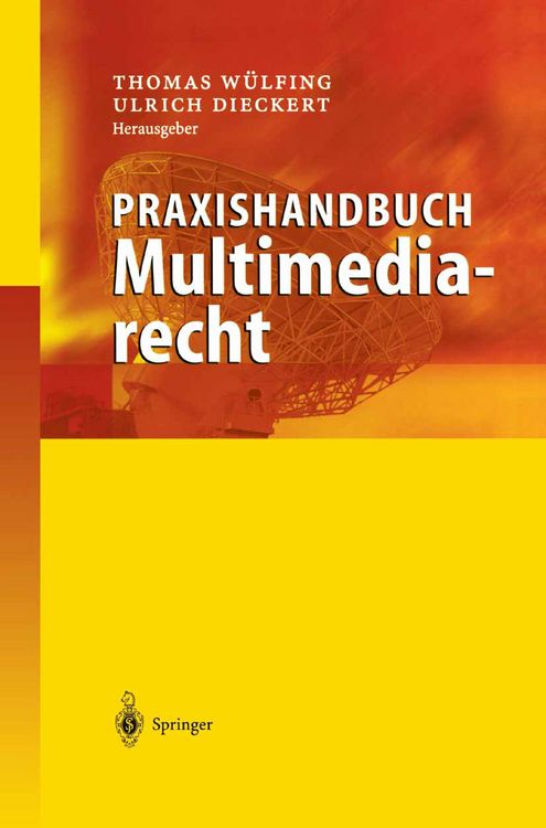 Produktbild: Praxishandbuch Multimediarecht