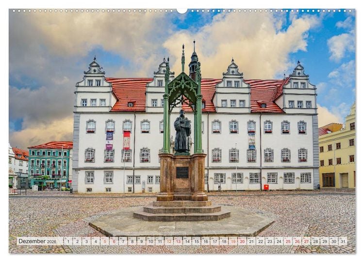 Produktbild: Lutherstadt Wittenberg Impressionen (Wandkalender 2026 DIN A2 quer), CALVENDO Monatskalender