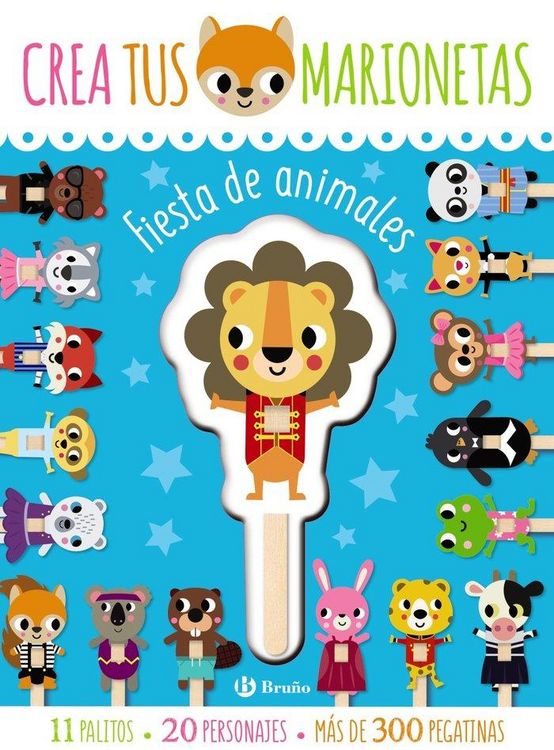 Produktbild: Crea tus marionetas. Fiesta de animales