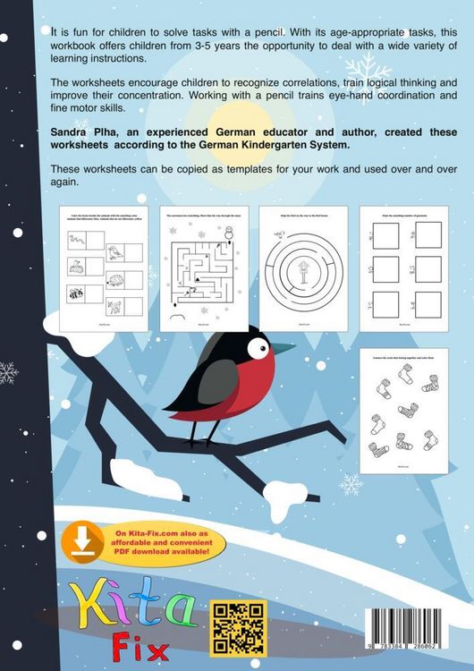 Produktbild: Workbook Winter with 50 Worksheets