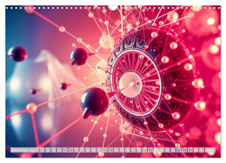 Produktbild: Quantenmechanik von Bits zu Qubits (Wandkalender 2026 DIN A3 quer), CALVENDO Monatskalender