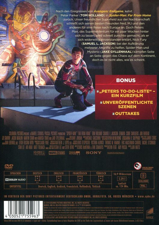 Produktbild: Spider-Man: Far from Home