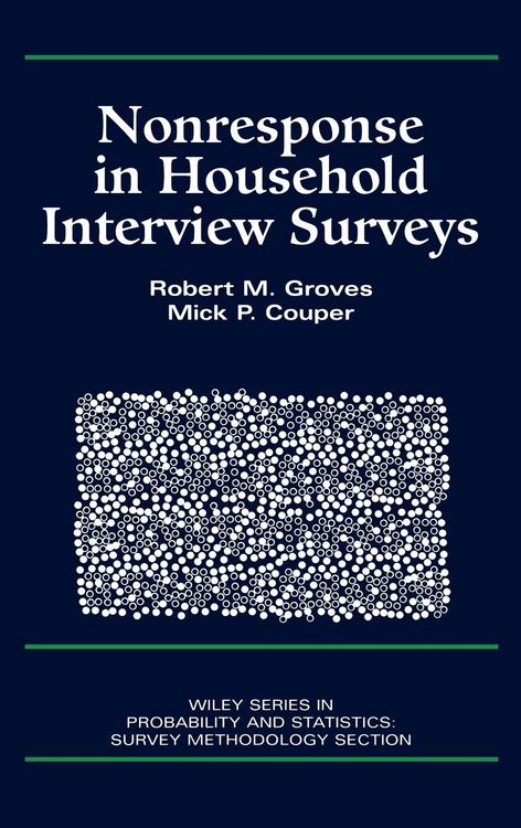 Produktbild: Nonresponse in Household Surveys