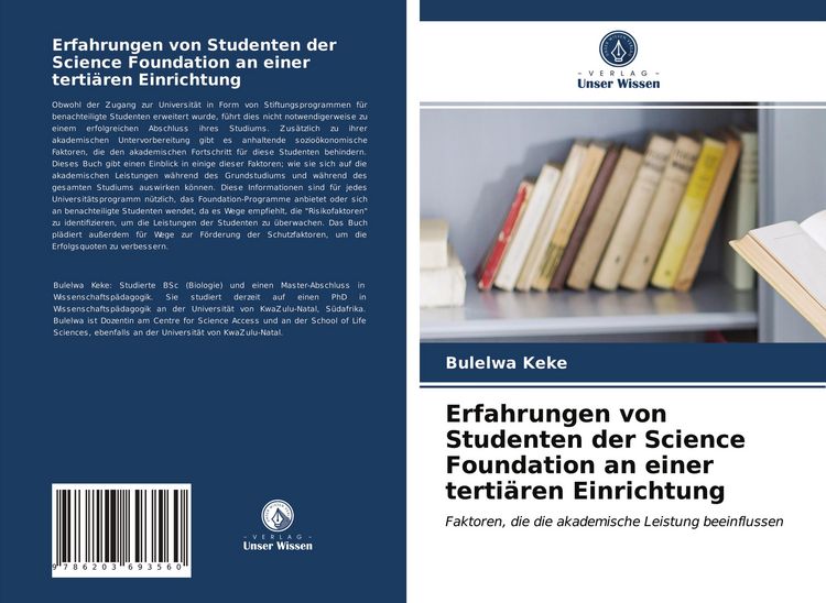 Produktbild: Erfahrungen von Studenten der Science Foundation an einer terti&auml;ren Einrichtung