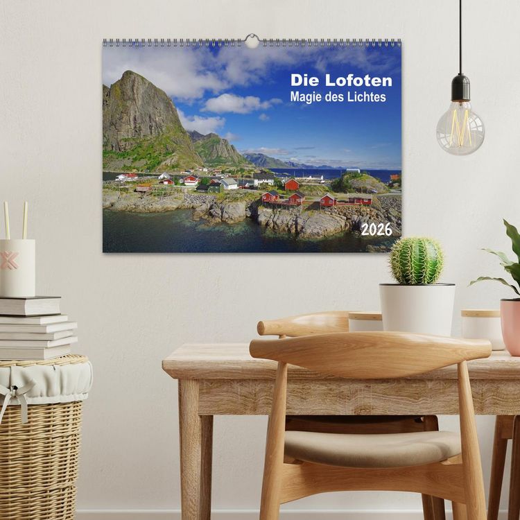 Produktbild: Die Lofoten - Magie des Lichtes (Wandkalender 2026 DIN A3 quer), CALVENDO Monatskalender